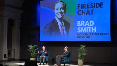Microsoft President Brad Smith on AI global turmoil and key