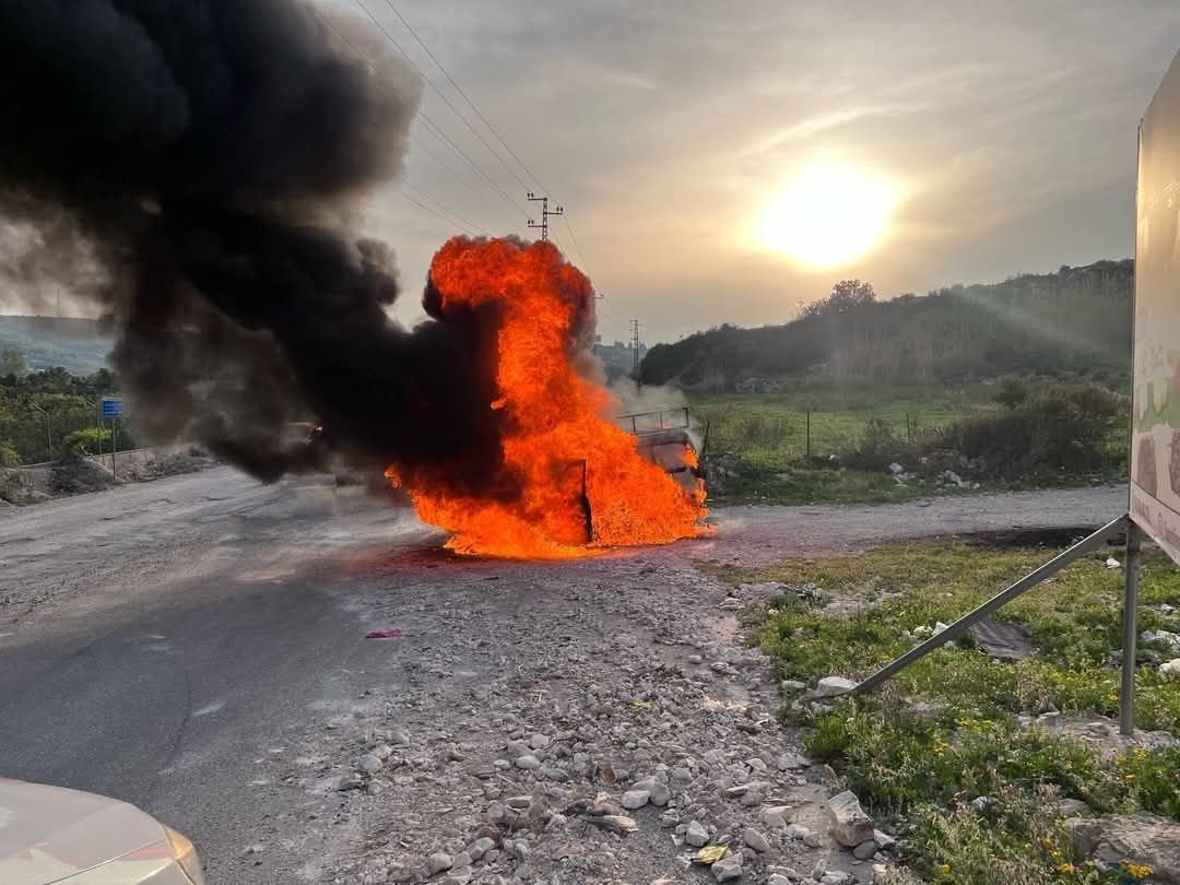 ti ماذا يجري في لبنان حرائق متنقلة الان في ارزاي