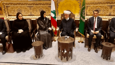 دريان اكد امام وزيرة التربية القطرية أهمية دور بلادها في مساعدة لبنان