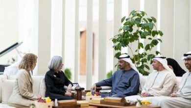 تناول اللقاء علاقات الصداقة والتعاون بين الإمارات والولايات