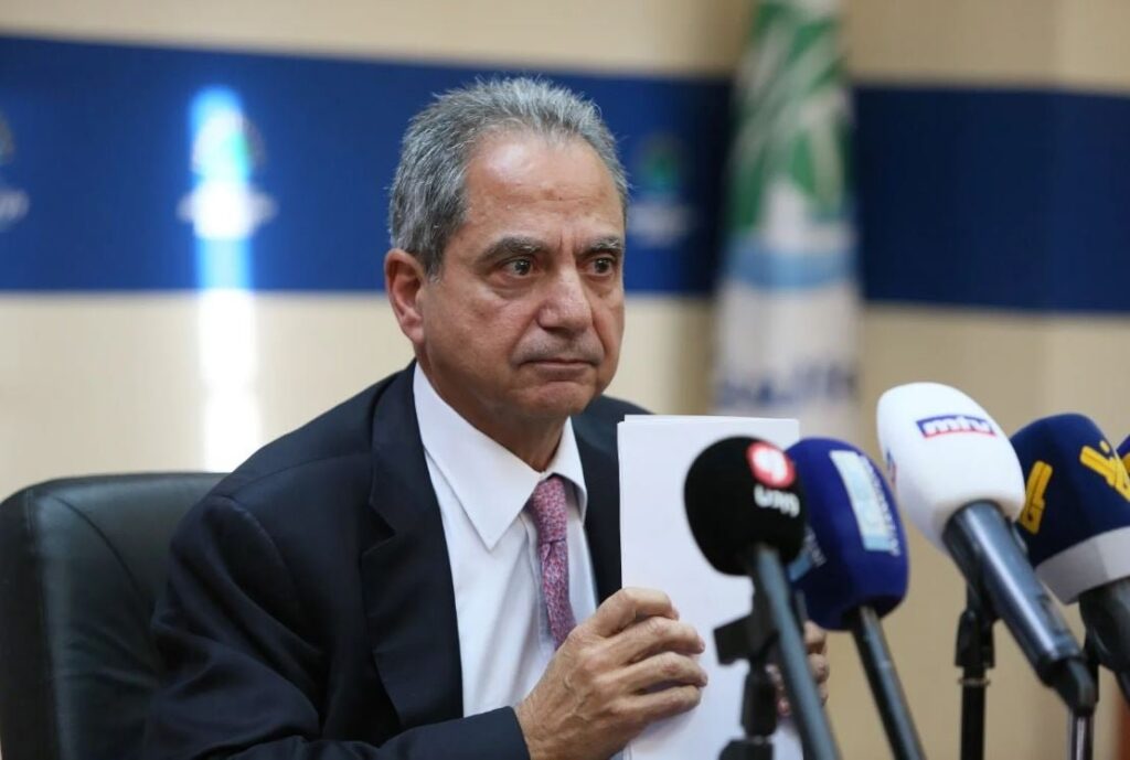 الصدي يعلن فتح باب الترشح لمراكز الهيئة الوطنية لتنظيم الكهرباء وزير الطاقة والمياه جو الصدي