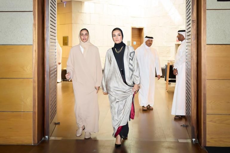 الشيخة موزا بنت ناصر تفتتح مؤتمر التكنولوجيا والتوحد على هامش المؤتمر، عقدت الشيخة موزا بنت ناصر رئيسة مجلس إدارة مؤسسة قطر اجتماعا رفيع المستوى مع نخبة من خبراء التوحد من الولايات المتحدة (وكالة الأنباء القطرية)