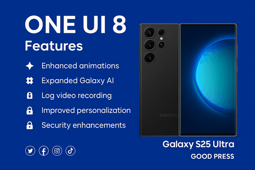 نظرة شاملة على One UI 8 من سامسونغ ONE UI 8