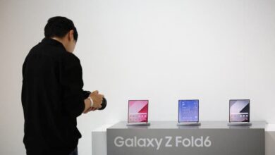 هواتف "Galaxy Z Fold 6" (المصدر: رويترز)