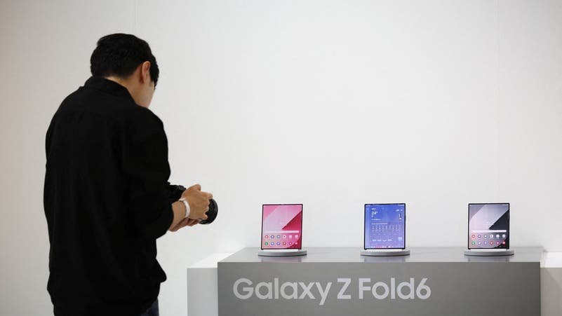 هواتف &Quot;Galaxy Z Fold 6&Quot; (المصدر: رويترز) هواتف &Quot;Galaxy Z Fold 6&Quot; (المصدر: رويترز)