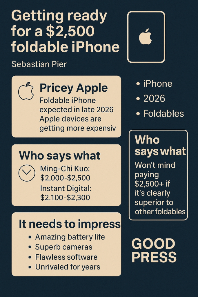 هل أنت مستعد مثلي لشراء iPhone بقيمة 2500 دولار في عام 2026؟ المعركة القادمة -خاص good press