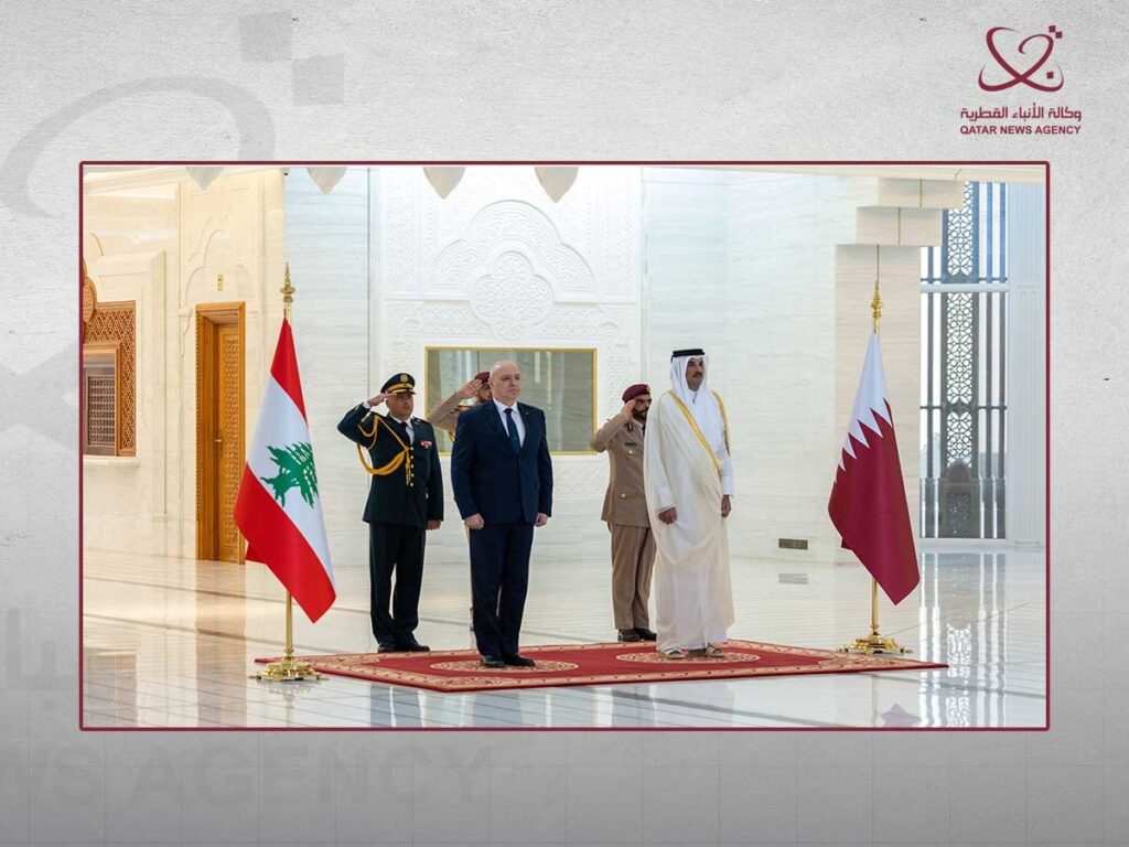 تحديث (فيديو) لقاء تاريخي بين الرئيس عون وأمير قطر وكالة الأنباء القطرية