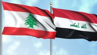 علم لبنان والعراق