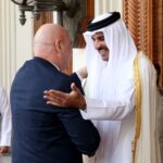 زيارة الرئيس عون إلى قطر ولقاء الشيخ تميم بن حمد آل ثاني 