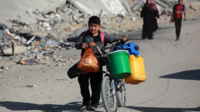 طفل فلسطيني في غزة (ا ف ب)
